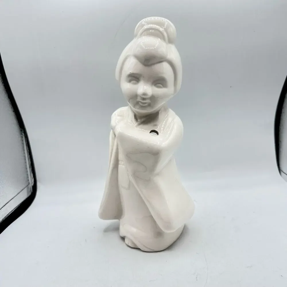 Vintage 1980s Orchids Of Hawaii Geisha Tiki Mug Flower Vase - 10